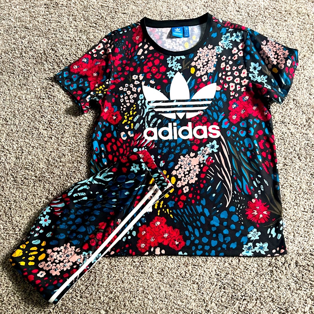 Adidas Flower Outfit